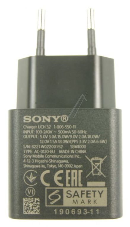 Uch32 incarcator usb c uch32 18w negru-SONY Supply