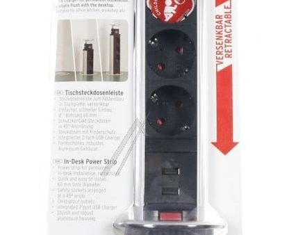 Tower power prelungitor 3 prize + 2x usb, 2m BRENNENSTUHL Discount