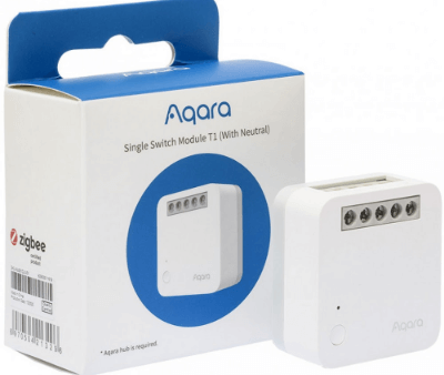 Aqara Single Switch Module T1 單控模塊 附中性線 Supply